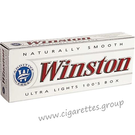 winston cigarettes huge metal box|winston whites tar and nicotine.